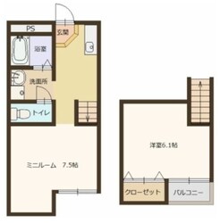 姫路駅 バス26分  獨協大学前下車：停歩1分 1階の物件間取画像